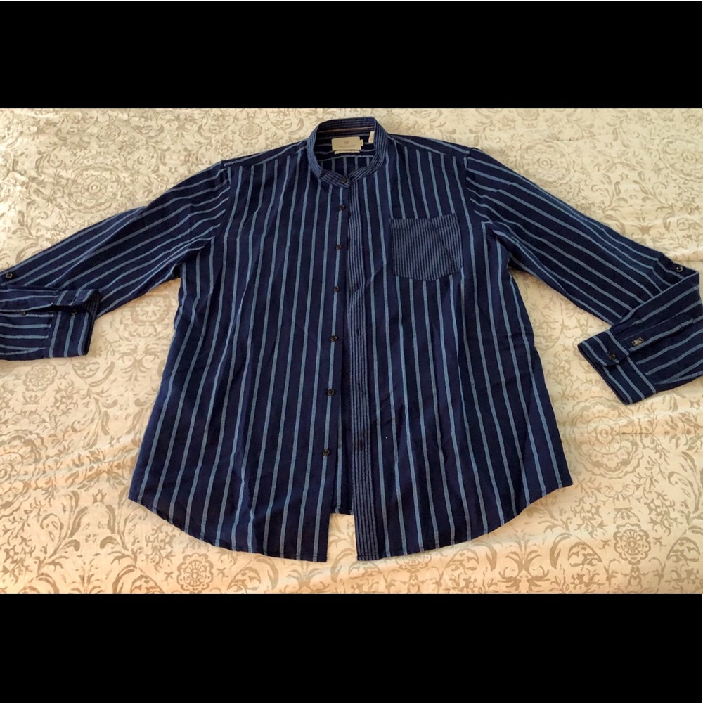 Scotch & Soda Men’s XXL Button Up Linen Shirt (EU)